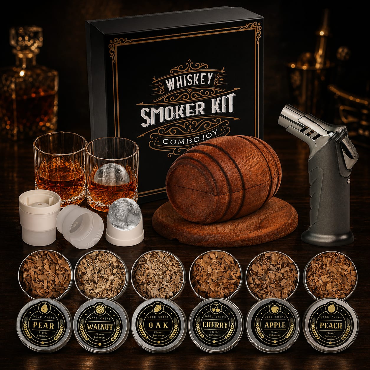 Whiskey Smoker Kit with Torch